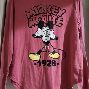 Official licensing Mickey Mouse Long Sleeve shirt
